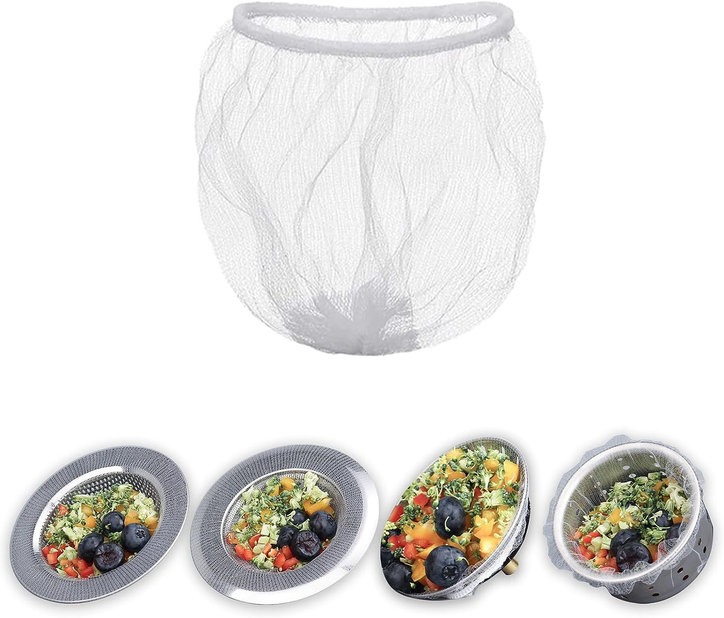 Sink Strainer Mesh Bag